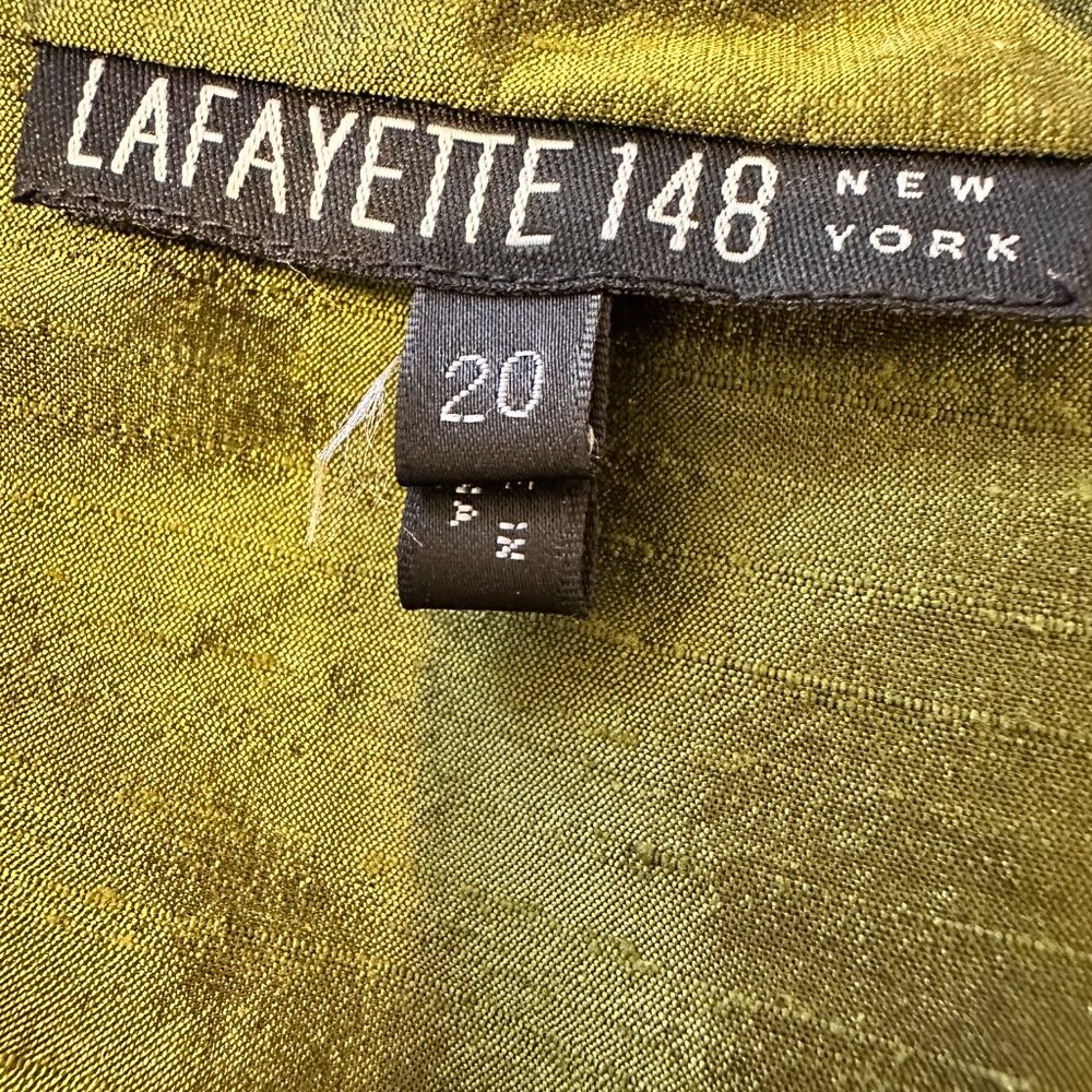 Lafayette 148 Womens Silk Top - Picture 3 of 6